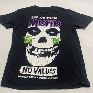 The Original Misfits No Values Fest T-shirt Pomona CA 2024 Size Large